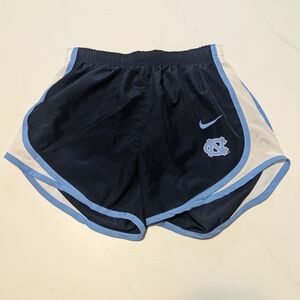 Nike North Carolina Tar Heels Shorts Woman Dri Fit Football Lined Blue, Size XS